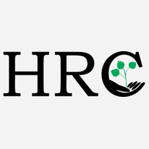 HRC Black Left Print on a Port & Company® - Core Blend 3/4 Sleeve Raglan Tee Design