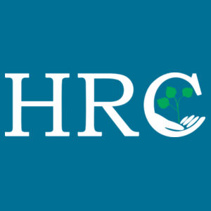 HRC White Left Chest Print on a Port & Company® - Women's Core Cotton Tee Design