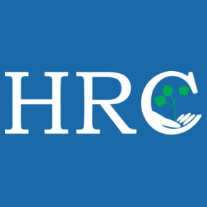 HRC White Left Chest on a Port & Company® - Core Cotton Tee Design