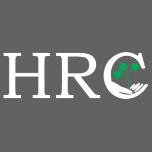 HRC White Front Print on a Port & Company® - Core Fleece Pullover Hooded Sweatshirt Design