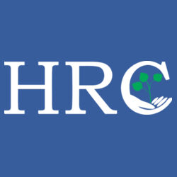 HRC White Left Chest Print on a Port & Company® - Core Fleece Crewneck Sweatshirt Design