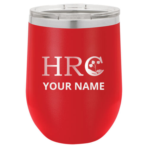 HRC Engraved Logo on a Polar Camel - 12 oz. Vacuum Insulated Stemless Wine Tumbler with Lid Thumbnail