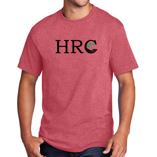 HRC Black Front Print on a Port & Company® - Core Cotton Tee Thumbnail