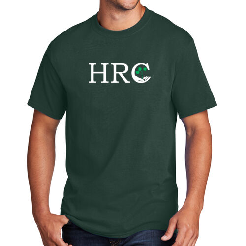 HRC White Front Print on a Port & Company® - Core Cotton Tee Thumbnail