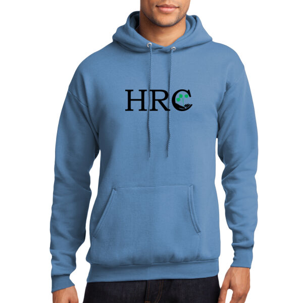 HRC Black Front Print on a Port & Company® - Core Fleece Pullover Hooded Sweatshirt Thumbnail
